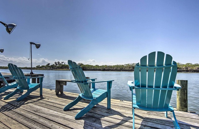 Waterfront Rio Hondo Studio w/Shared Grill & Dock