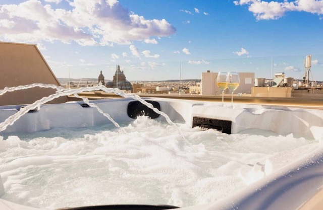 Welcome to this brand-new penthouse in Tarxien, just steps from the famous Tarxien Temples. Enjoy a private jacuzzi on the spacious terrace, a stylish bedroom, and modern comforts—perfect for a romantic and relaxing Maltese getaway.
