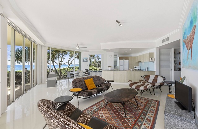 Welcome to Waves Absolute Beachfront Beach Apartment.