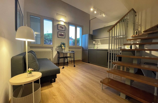 Well cared for and cozy loft apartment 500m from the center