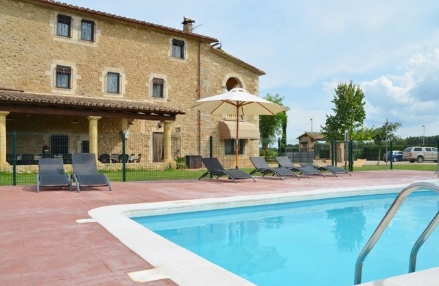 Wonderful holiday home with pool and situated in small authentic village
