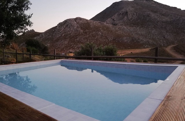 wooden house at the mountain