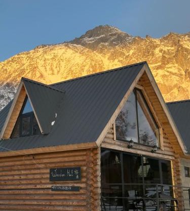 Wooden hut