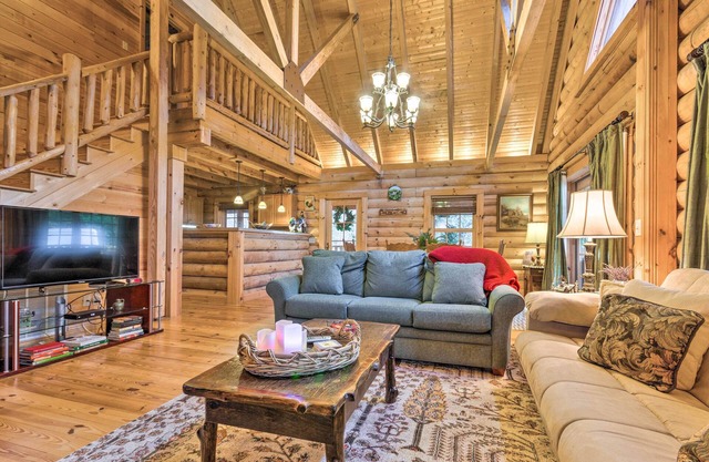 Wraparound Deck: Linville Mountain Cabin