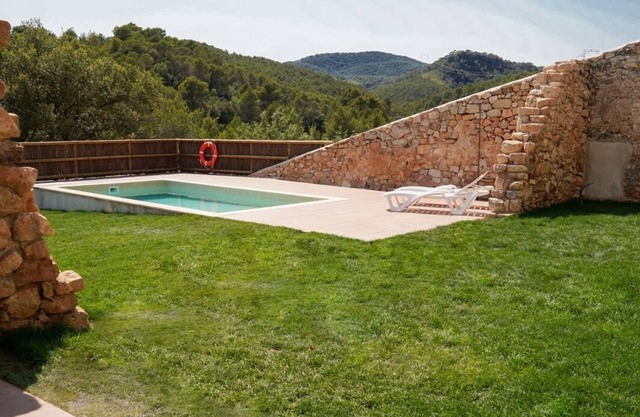 XIII century cottage surrounded of vineyards