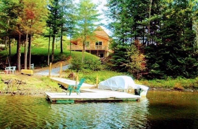 Year-Round Adirondack Chalet on Paradox Lake Inlet, Constructed in 2004