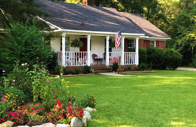 You can hear the roar of the Masters from the front porch!