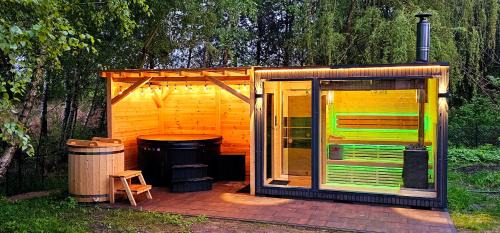 Zakątek Mazury Domek na Mazurach Sauna Jacuzzi