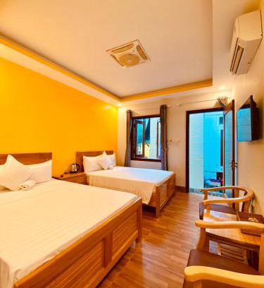 Cam Ranh Cabin | Đảo Bình Ba, nhà nghỉ sắc màu đi bộ ra biển rất gần, không nhận khách quốc tế, phòng đôi - nhận cọc trước mới giữ phòng