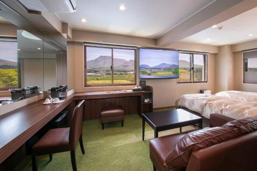 Aso Hotel | ホテルサンクラウン大阿蘇suncrown温泉は無いけど優雅に過ごせる