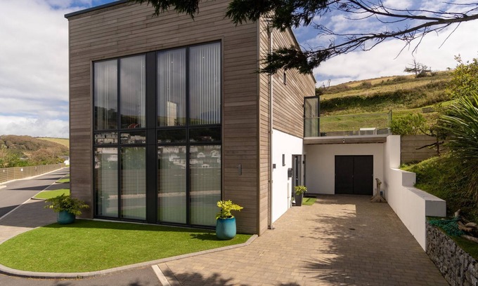 Challaborough House | 1 Beachdown - Sea view from roof terrace, located just 150 meters from the beautiful Blue Flag beac