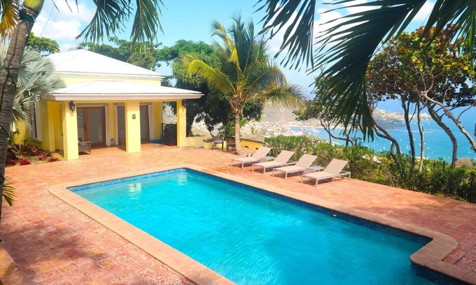 North Side Cottage | 1 Bedroom Poolside Private Cottage w/Pool and View