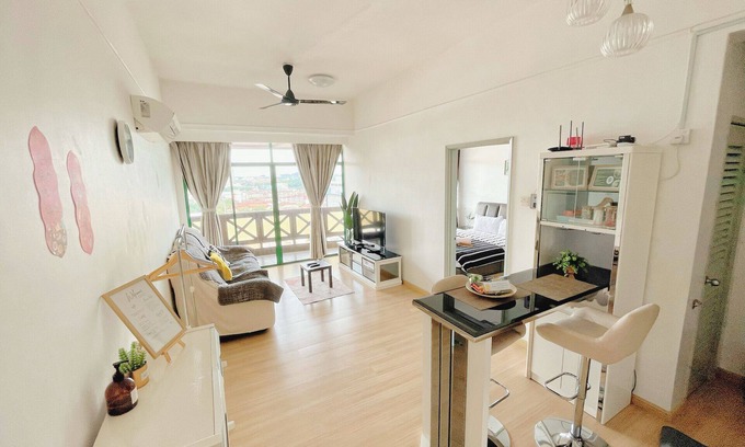 Malacca City Apartment | 1 bedroom skyline view apartment @ Malacca CBD town centre