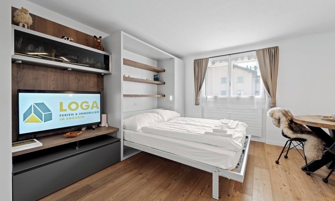 Celerina-Schlarigna Apartment | 1-room apartment on the 1st floor, approx.