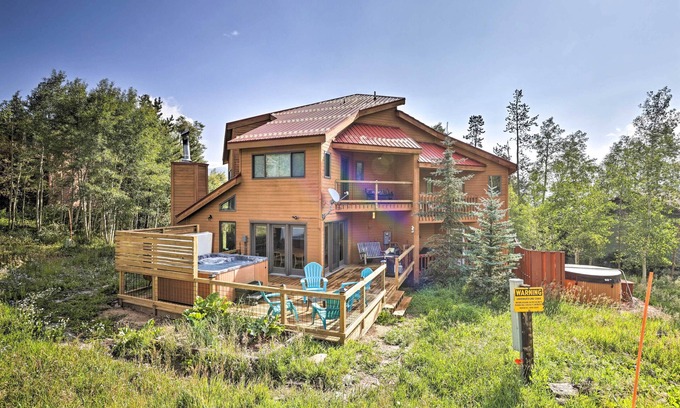 Wildernest House | 10 Mi to Keystone Resort: Cabin w/Private Hot Tub