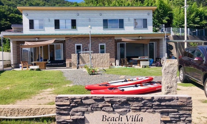 Onomichi Resort | 10seconds From the Beautiful sea in Front. Enjoy Bbq, Cycling, Sup With Dogs