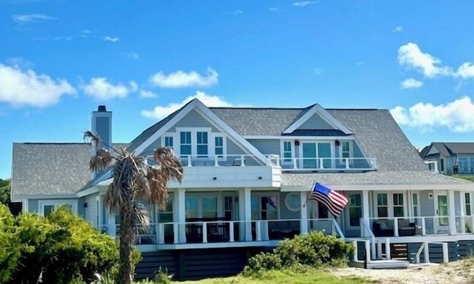 South Beach House | 15 Brown Pelican Oceanfront Second Row - Major addition Completed!