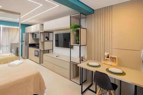 Guarulhos City Centre Apartment | 1904 Lindo studio super moderno