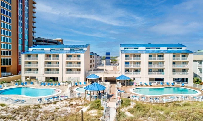 Orange Beach Apartment | 1BR Gulf Front Condo - 3 Pools - Sugar Beach 304