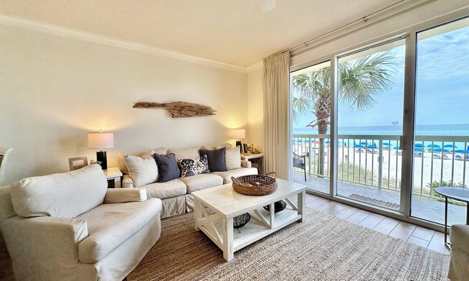 Miramar Beach Condo | 1st Floor! CELADON BEACH ~ $157/nt Sept 19-28 ~2 Private Parking Spaces~FREE Beach Chair Service!
