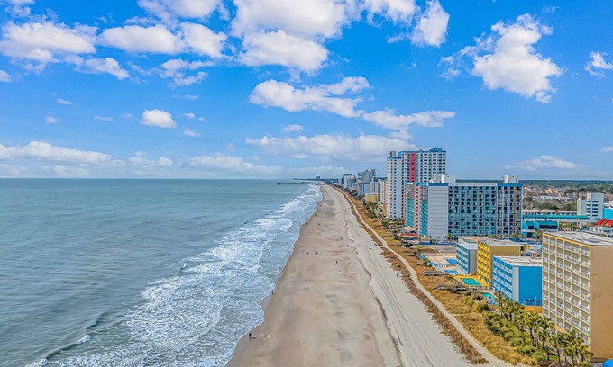 Myrtle Beach Condo | 1st Level Oceanfront Studio! Direct Beach Access! Sea Mist 20107
