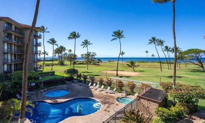 Kihei Condo | 2 2 Oceanview Modern Resort Vistas