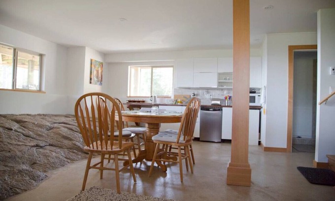 Halfmoon Bay House | 2-bedroom Ocean View, Open Layout Suite with Exposed Bedrock