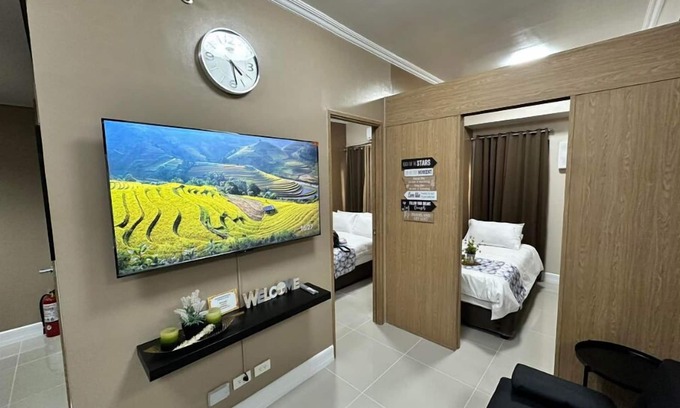 Paranaque Condo | 2 BR Fully Furnished Condo in Parañaque Bloom Residences 1134 - Pool and Parking