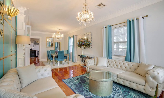 Central Carrollton Association House | 2 Mi to Audubon Park: Glam NOLA Gem