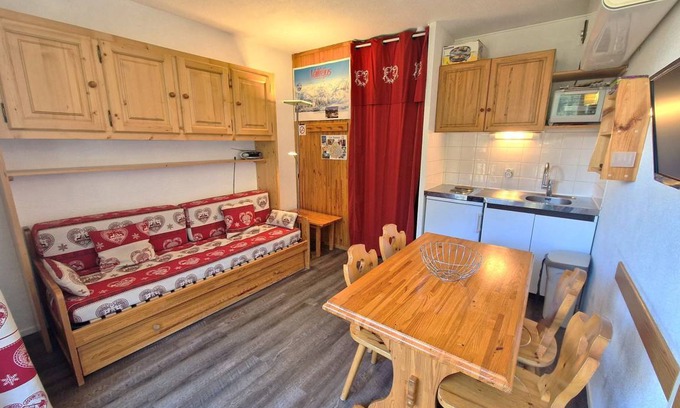 Valfrejus Apartment | 20 m² Studio flat ∙ 1 bedroom ∙ 4 guests