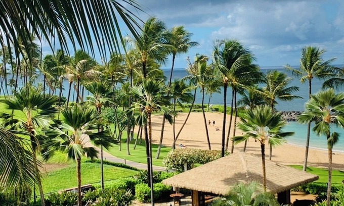 Ko Olina Villa | 2025 Upgrade, Ko Olina Beach Tower, Luxury 2BR&2BA Villa with Ocean + Pool Views
