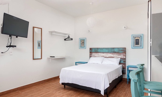 Rio Vermelho Sul Apartment | ❤203 | Super Rustic Studio