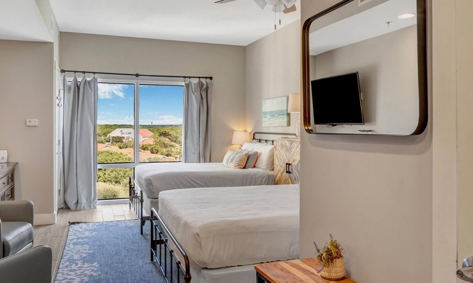 Sandestin Condo | 2BR Luau Suite on 7th Floor with spanning views of the lagoon pool and Gulf of Mexico at Sandestin Golf & Beach Resort