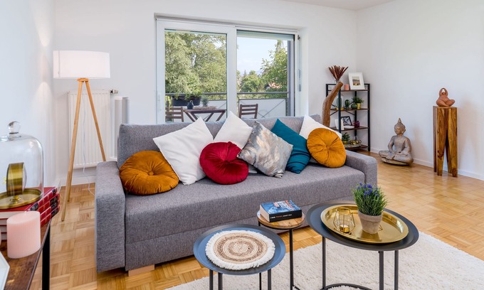 Freilassing Apartment | 2OG "L" Helle 70m² 2-Zimmer Wohnung nähe Salzburg