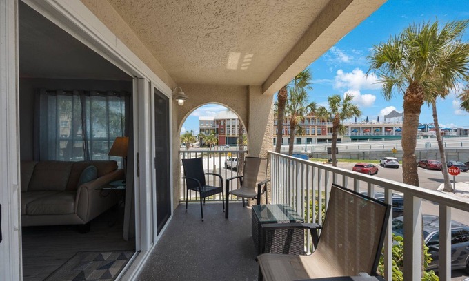 Madeira Beach Condo | 3 Bedroom 2 Bath Beach View #105 Beach Place Condos