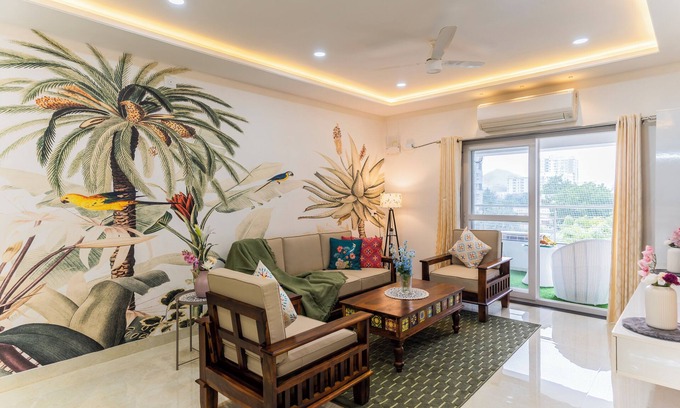 Bedla Apartment | 3-bedroom apartment in peaceful Udaipur with AC, WiFi Free,Parking and Breakfast