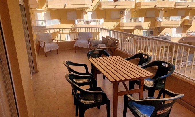 Xeraco Apartment | 3 bedrooms, large blocks, huge terrace, bathroom and toilet, new, functional, garage, pool for qequeños, swimming pool