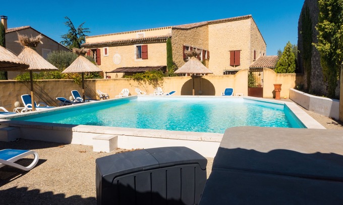 Pauligne House | 3 very beautiful farmhouse upto 16 people with private pool and views