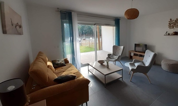 Seignosse Apartment | 300 m from the ocean, new apartment, sleeps 6