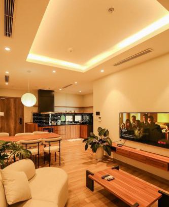 Van Giang Apartment | 3Br Ecopark apt Onsen! Balcony lake view Free Pool