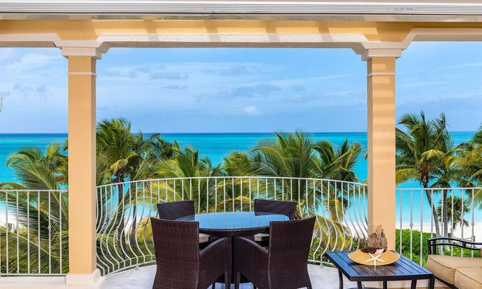Grace Bay Condo | 3RD Floor BEACHFRONT PENTHOUSE Grace Bay Beach -No car needed. SUMMER SPECIAL!