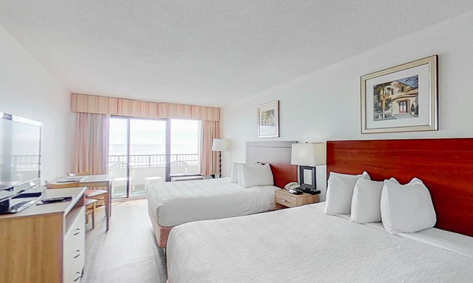 Myrtle Beach Apartment | 3rd Floor Oceanfront, Dog Friendly, Snowbird Friendly Studio w/Pool & Hot Tub