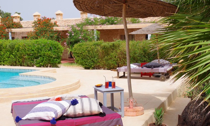 Ounagha Apartment | 40 m2 apartment with terrace and pool access at artgana Lodge.