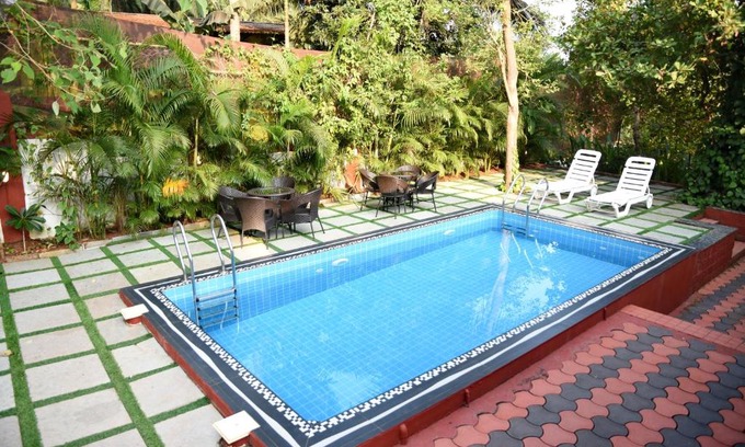 Moira Villa | 4BHK Private Pool villa in North Goa with Kayaking nearby!