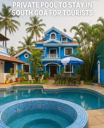 Colva Apartment | 5 BHK Villa with private pool, Goa Garden Resort, South Goa