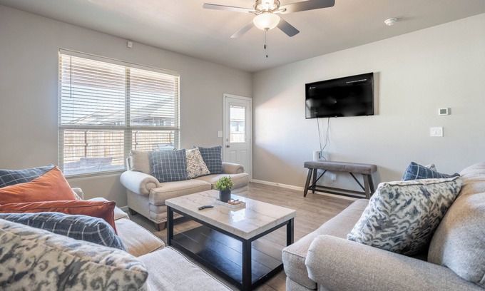 Odessa House | 5 BR + 3.5 BA in East Odessa/2 King Bed/BBQ