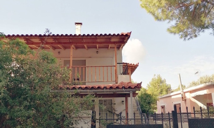 Ormos Agiou Ioannou House | 5 minutes sea sand beach ,30 minutes Athens Airport owners transfers & tours