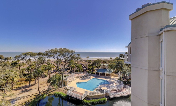 Palmetto Dunes Condo | 503 Barrington Arms - Crisp and Beachy. What a View!