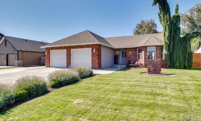 Yakima House | 6 Mi to Dtwn Yakima Central Washington Home