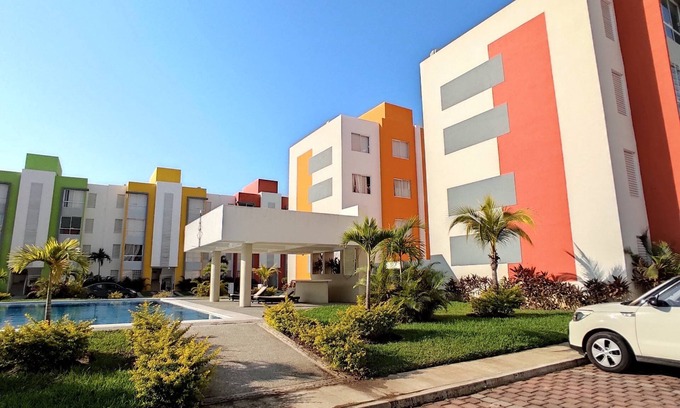 Acapulco Apartment | 8 minutes from the beach! Family apartment with pool & gardens in private gated community